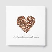 Love is Brewing Coffee Bridal Shower ゲストブック (裏面)