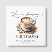 Love is Brewing Coffee Bridal Shower ゲストブック (正面)