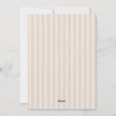 Love Is Brewing Coffee Bridal Shower シーズンカード (裏面)