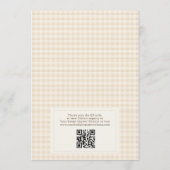 Love is Brewing Coffee Bridal Shower 招待状 (裏面)