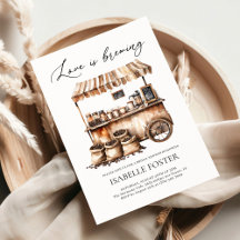 Love is Brewing Coffee Bridal Shower Rustic