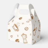 Love is Brewing Coffee Bridal Shower Thank You フェイバーボックス (裏面サイド)