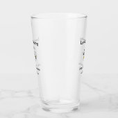 Love is Brewing coffee mug金ゴールドハートカップル名 タンブラーグラス (右)