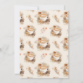 Love is Brewing Couples Coffee Bridal Shower 招待状 (裏面)