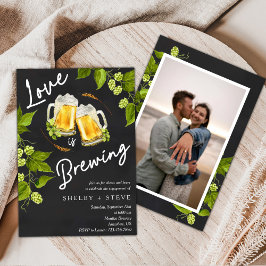 Love Is Brewing Engagement Party 招待状