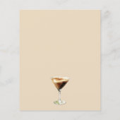 Love is Brewing Espressoブライダルシャワーメニュー (裏面)