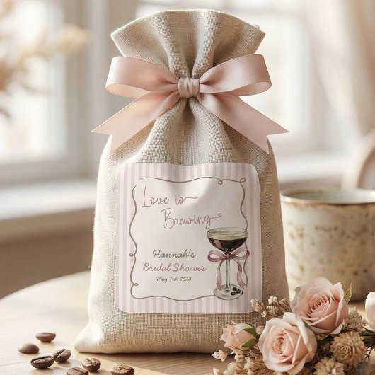 Love is Brewing Espresso Martini スクエアシール