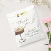 Love Is Brewing Espresso Martini Bridal Shower フェイバーバッグ (封をした状態)