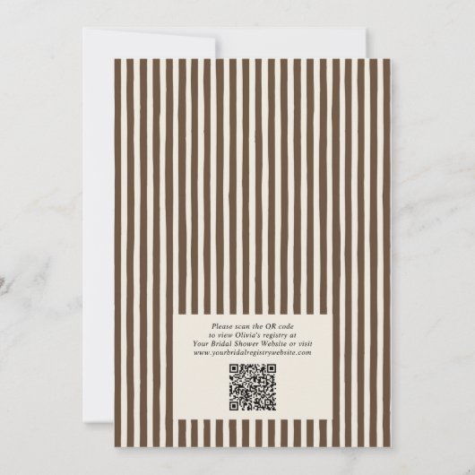 Love is Brewing Espresso Martini Bridal Shower 招待状 (裏面)