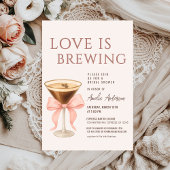 Love is Brewing  Espresso Martini Bridal Shower 招待状
