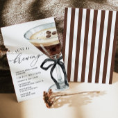 Love Is Brewing Espresso Martini Bridal Shower 招待状