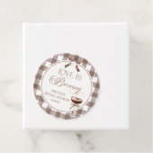 Love Is Brewing Expresso Martini Bow Bridal Shower フェイバータグ (インサイチュ)