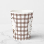 Love Is Brewing Expresso Martini Bow Bridal Shower 紙コップ (左)