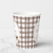 Love Is Brewing Expresso Martini Bow Bridal Shower 紙コップ (右)