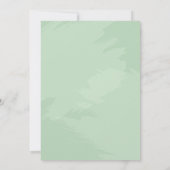 Love is Brewing Greenery Beer Bridal Shower 招待状 (裏面)