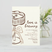 Love Is Brewing Invitation, Love Is Brewing Bridal 招待状 (スタンド正面)