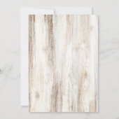 Love is Brewing Rustic Couples Bridal Shower 招待状 (裏面)