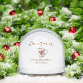 Love is Brewing white coffee mug heart bridal show (クリスマス)