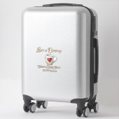 Love is Brewing white coffee mug heart bridal show シール (スーツケース)