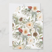 Love is Brewing Winter Tea Bridal Shower Invite (裏面)