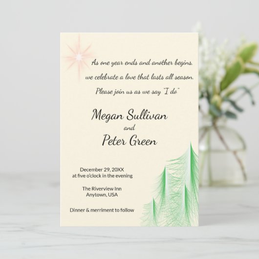 Love is Evergreen 招待状 (スタンド正面)