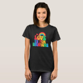 Love Is For Everyone Gay Human Rights LGBTQ Pride Tシャツ (正面フル)