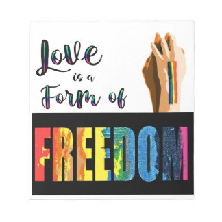 Love is Freedom Notebook ノートパッド