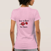 Love Is Given Not Taken T-Shirt – Minimalist Relat Tシャツ (裏面)