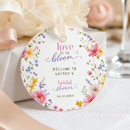 Love Is In Bloom シック フラワー ピンク オリジナル フェイバータグ