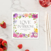 Love is in Bloom | 水彩花嫁シャワー スタンダードカクテルナプキン (インサイチュ)