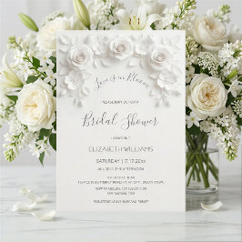 Love Is In Bloom | 3D Roses Flowers 招待状