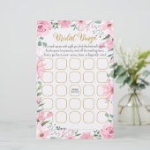 Love is in Bloom Bridal Shower Bingo Game (スタンド正面)
