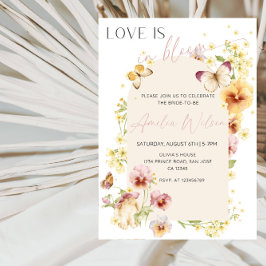 Love Is in Bloom Bridal Shower-Floral Garden Theme 招待状