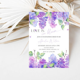 Love Is in Bloom Bridal Shower-Floral Garden Theme 招待状