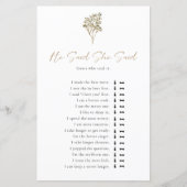 Love is in Bloom Bridal Shower He Said She Said (正面)