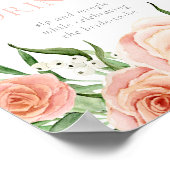 Love Is In Bloom Flower Bar Station Sign ポスター (角)