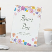 Love is in Bloom Garden Bridal Shower Flower Bar 台座サイン (インサイチュ)