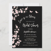 Love Is In Bloom | QR Code Registry Bridal Shower 招待状 (正面)