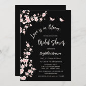 Love Is In Bloom | QR Code Registry Bridal Shower 招待状 (正面/裏面)