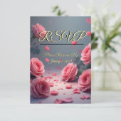 Love is in Bloom RSVP Pink Roses Wedding (スタンド正面)