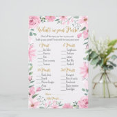 Love is in Bloom Shower What’s in Your Purse Game (スタンド正面)