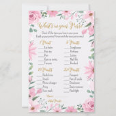 Love is in Bloom Shower What’s in Your Purse Game (正面)