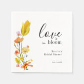 Love is in Bloom Spring Wildflower Bridal Shower スタンダードカクテルナプキン (正面)