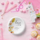 Love is in Bloom Spring Wildflower Bridal Shower ペーパーボウル (パーティー)