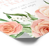 Love Is In Bloom Sweets & Treats Table Sign  ポスター (角)