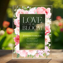 Love is in Bloom | Wild Garden Frame ブライダルシャワー