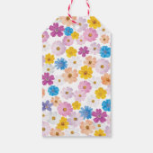 Love is in Bloom Wildflower Garden Bridal Shower ギフトタグ (裏面)