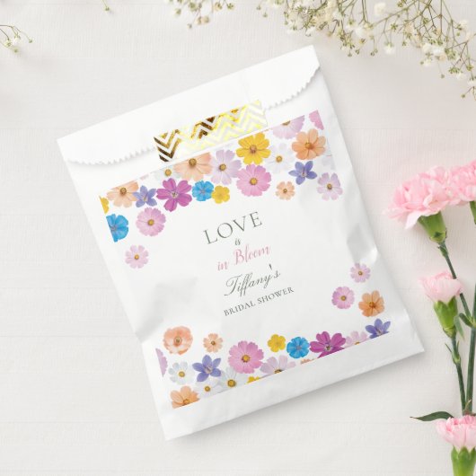 Love is in Bloom Wildflower Garden Bridal Shower フェイバーバッグ (封をした状態)