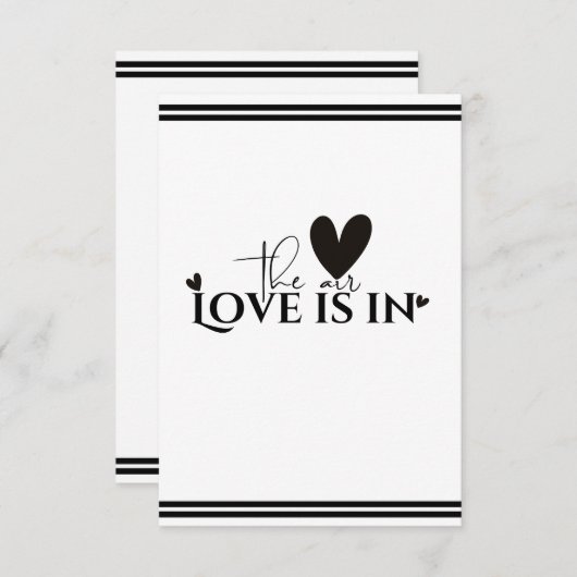 love is in the air (正面/裏面)