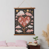 Love is in the Air 吊り下げ型タペストリー (寝室)